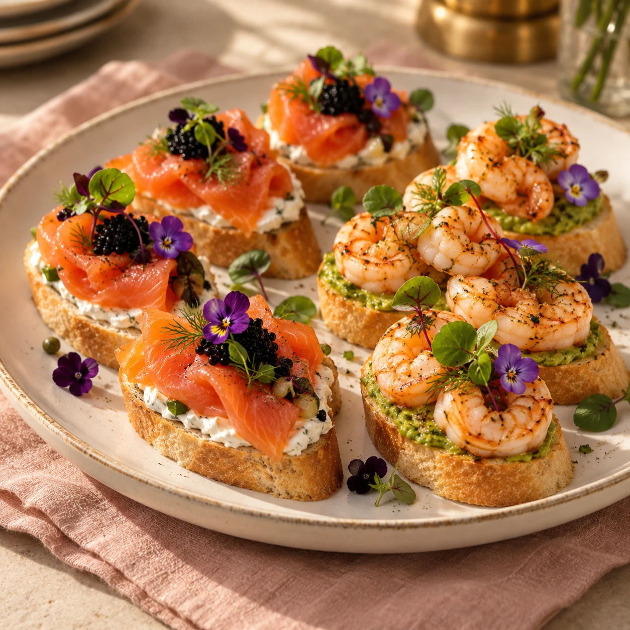 Маленькие закуски, яркие вкусы